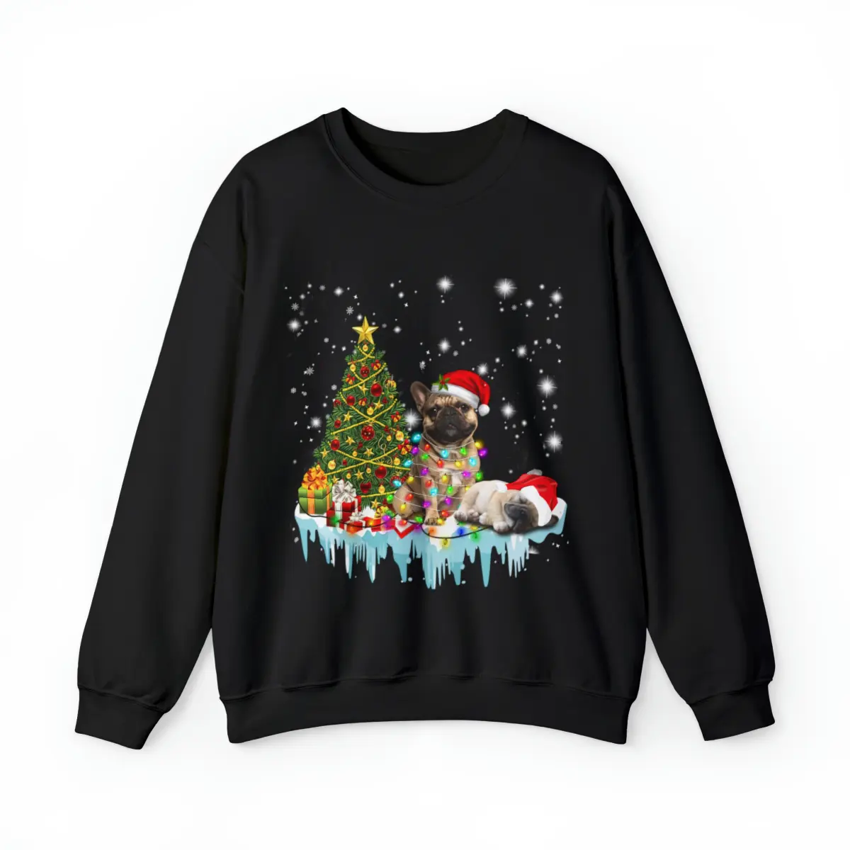 Lovely Pug Christmas Sweaters for Women - Men Sweater Winter Holiday