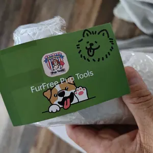 [Upgraded] Safe 2-Step Professional Dog Hair Deshedding Comb, Pet Grooming Brush, Dog & Cat Brush — Deshedding Tool for Long-haired Dogs, Dog & Cat Comb, High-Efficiency Deshedding, Self-Cleaning Professional Pet Fur Removal Tool