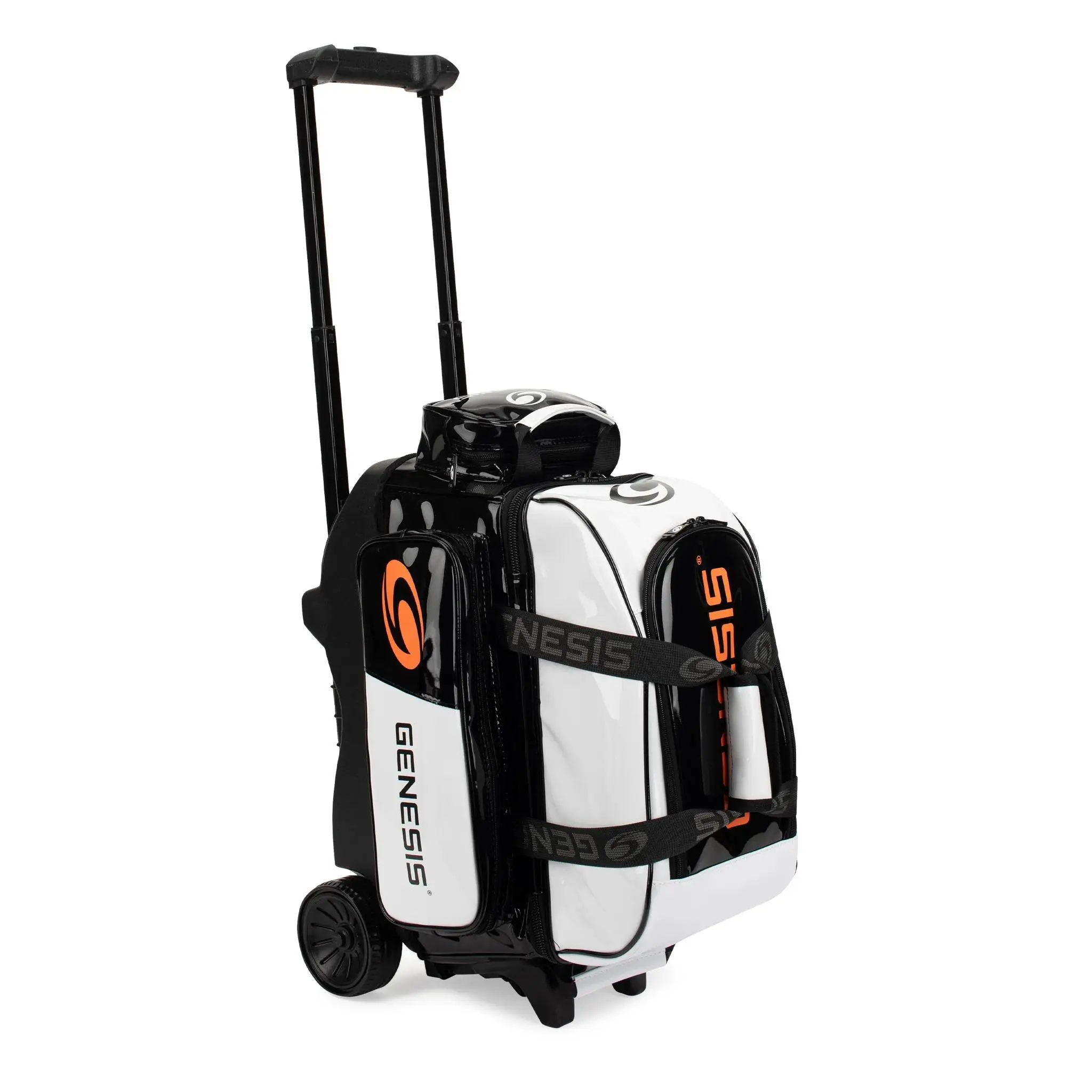 Genesis Sleek Gloss 2 Ball Roller White/Black