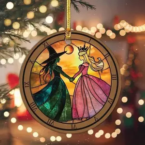 Wicked Acrylic Ornament, Broadway Musicals Ornament Broadway Gifts For Fan, Wicked Christmas Ornament, Best Friends Merch, Wicked Ornament