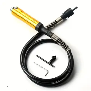 Rotary Tool Flexible Shaft for Drilling & Grinding, High Precision Stainless Steel Soft Axis, Easy Installation, Suitable for Jade Stone Wood Carving