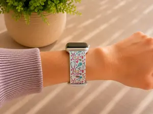 Cute Nurse Watch Band | Pink Medical Silicone Watch Strap | Nurse Life Watch Band | RN Healthcare Gift