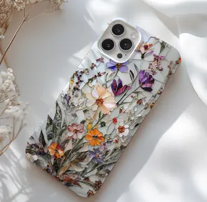Wildflower MagSafe iPhone Case, Botanical Floral Design iPhone 17 16 15 14 13 12 11