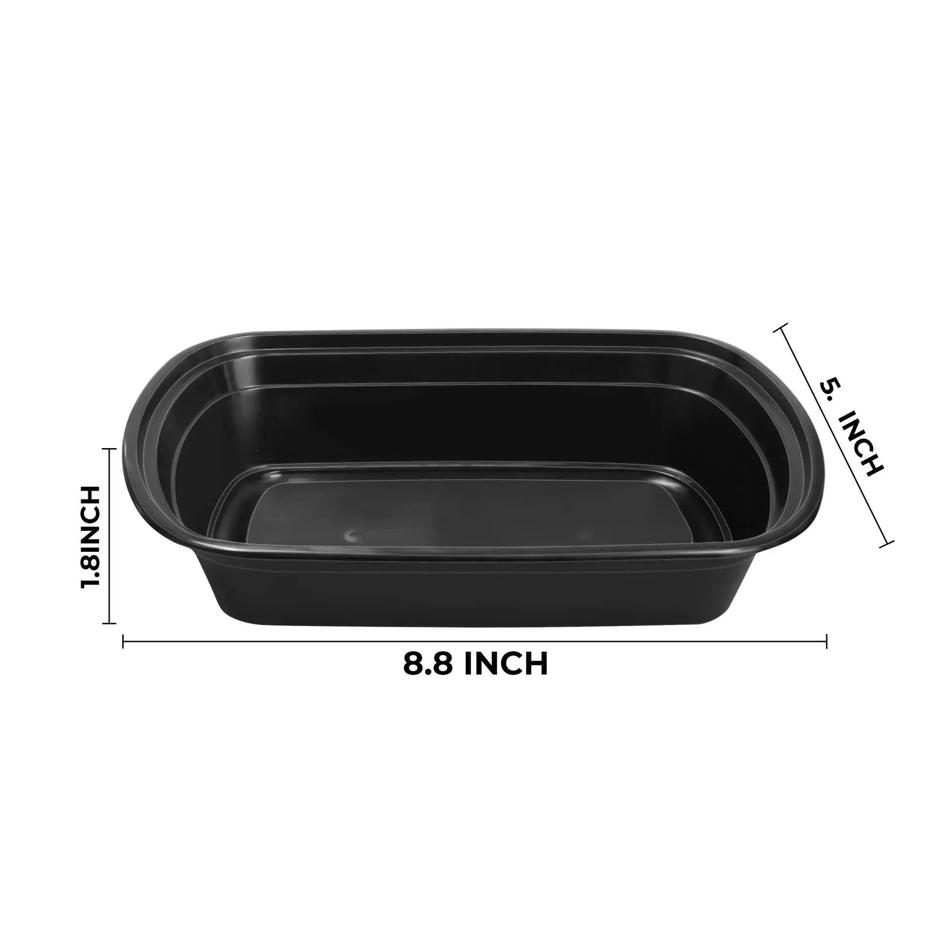 Meal Prep Containers, 50 Pack 28oz (100-Piece) Disposable Take Out Food Storage Containers with Leakproof Lids, Large Plastic To Go Lunch Boxes, BPA Free, Microwave/Dishwasher/Freezer Safe