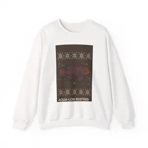 Crewneck Sweatshirt — Aqua-Lon Reefing Retro Mandarin Graphic