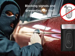 Faraday Privacy Bag, 1 Count EMP & RFID Blocking Bag, Anti-tracking & Fireproof Key Fob Protector for Phones