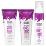 Not Your Mother's Curl Talk Frizz Control Sculpting Gel, Defining Cream, and Refreshing Curl Foam (3-Pack) - 6 and 8 fl oz - Formulated with Rice Curl Complex - For All Curly Hair Types