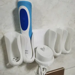For OralB Electric Wall Mount Toothbrush Holder Brush and Charger Bathroom Organizer Durable and Waterproof Toothbrush Storage