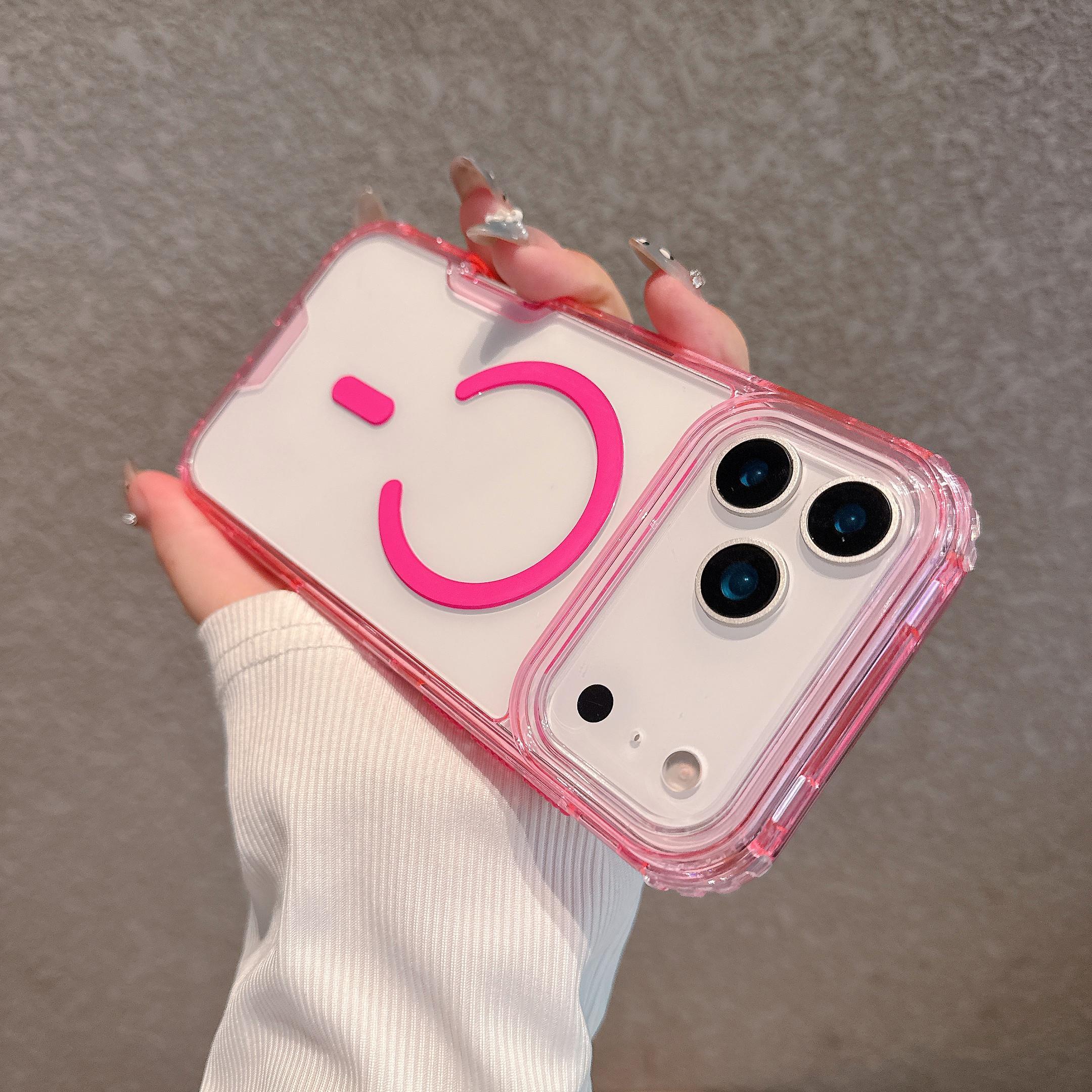 Suitable for MagSafe clear phone case compatible For iPhone 1716 151413Pro Max Plus caseThis two-in-one MagSafe phone case adopts drop-proof design to enhance device protection Very suitable for users who pursue high-quality