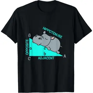 Math Nerd Hippotenuse Joke Geometry Lover T-Shirt