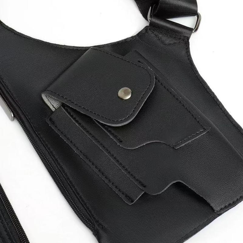 COS Premium Leather Underarm Shoulder Bag with Anti-theft Hidden Storage for Phones & Outdoor Gear Ideal for Cycling Hiking & Sports Lightweight & Versatile