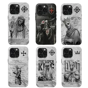 Baldwin IV "The Leper King" The Crusader King and His Holy Army phone Cases For iPhone12-17 Promax Pro Plus,It's a great gift for a good friend, suitable for holidays, birthdays, and partie