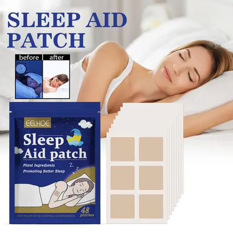 Sleep Patch for Comfortable Sleep, Relieves Body Pain, Improves Night Sleep, Sleep Improvement, No Melatonin, Suitable for Travel & Daily Use, Sleep Aid, Body Pain Relief