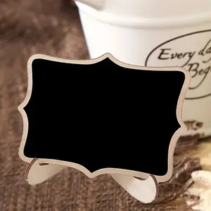 20pcs/10set Food Mini Blackboard Signs with Stand, Wedding Signs, Seat Cards, Info Boards, Party Supplies, Event Decorations