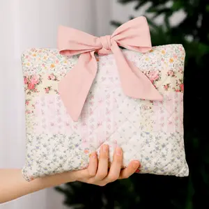 Bible Sleeve Book Cover Case Padded Protector Washable Bible Bag Pouch Christian Gift for Women Girls Book Lover Gifts(Assorted Floral)