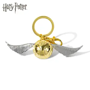 Harry Potter Golden Snitch Keychain, Cool Cartoon Decorative Colorful Keyring, Fun Collectible Metal Keychain Accessory, Keychain for Bags, Party Supplies, Birthday, Weddings, Christmas