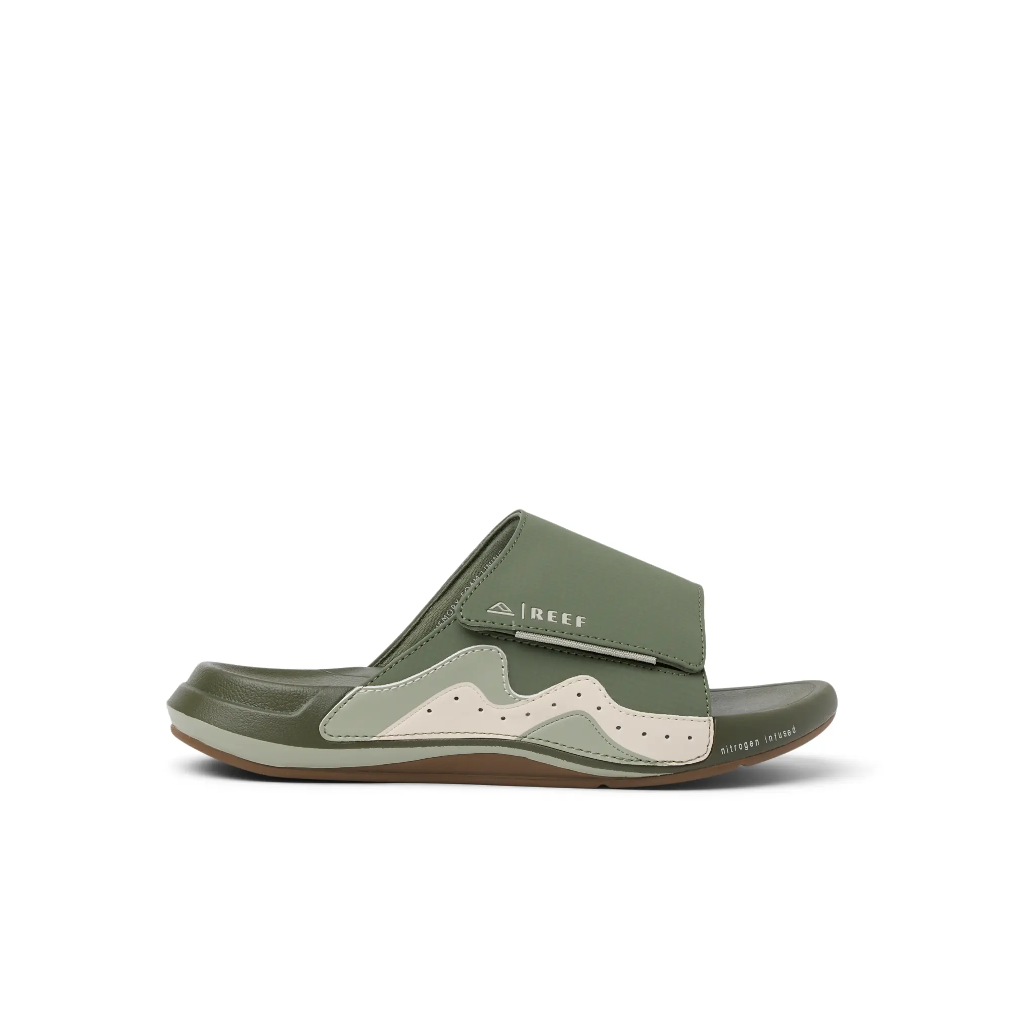 Cruiser Slide Burnt Olive | Tech Comfort Men's Slides | REEF Sandals
