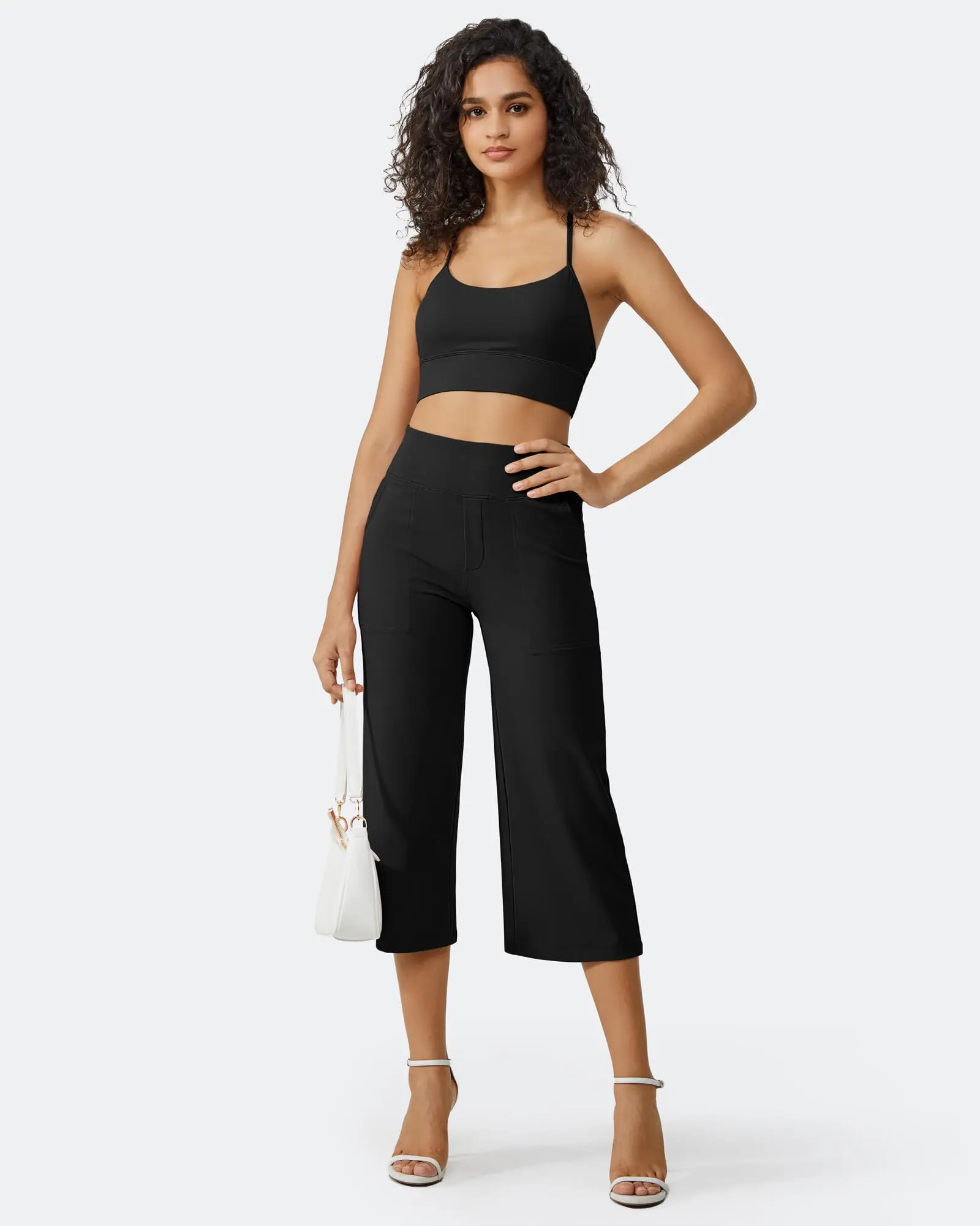 G4Free Capri Pants for Women Wide Leg Yoga Dress Cropped Pants Capri Leggings with Pockets for Casual Summer - TikTok Shop G4Free Capri Pants for Women Wide Leg Yoga Dress Cropped Pants Capri Leggings with Pockets for Casual Summer - TikTok Shop