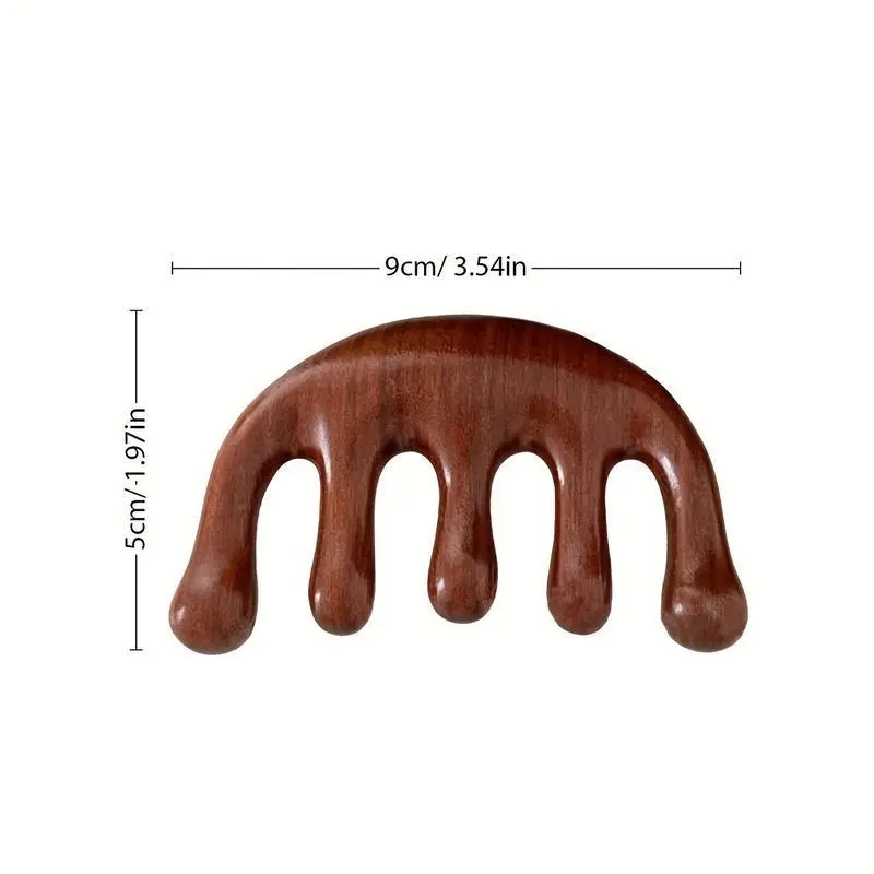 Natural Sandalwood Wide Tooth Comb, 1 Count Multifunctional Hairdressing Comb for Head Meridian Massage, Gua Sha, and Detangling, Christmas Gift, Body Care ToolGift Natural Sandalwood Wide Tooth Comb, 1 Count Multifunctional Hairdressing Comb for Head Meridian Massage, Gua Sha, and Detangling, Christmas Gift, Body Care ToolGift