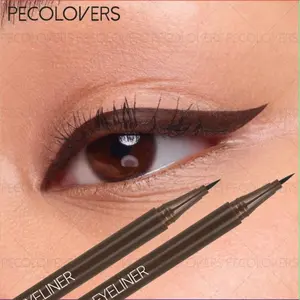 2pcs Longwear Liquid Brown Eyeliner - Eye Makeup Products - Quick-Dry Waterproof Formula, High-Color Rendering & Fade-Resistant, Easy Control for Dramatic or Natural Looks, Ideal Stocking Stuffer for Makeup Lovers - Daily Use Eyeline Pen