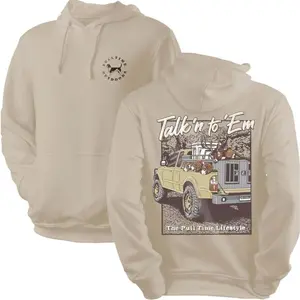 Talk'n to 'Em Hoodie / Sweatshirt / T-shirt - Deer Dogs Pull Time Unisex Hoodie, Ideal Beer Gifts, Heavy Cotton Sweatshirt