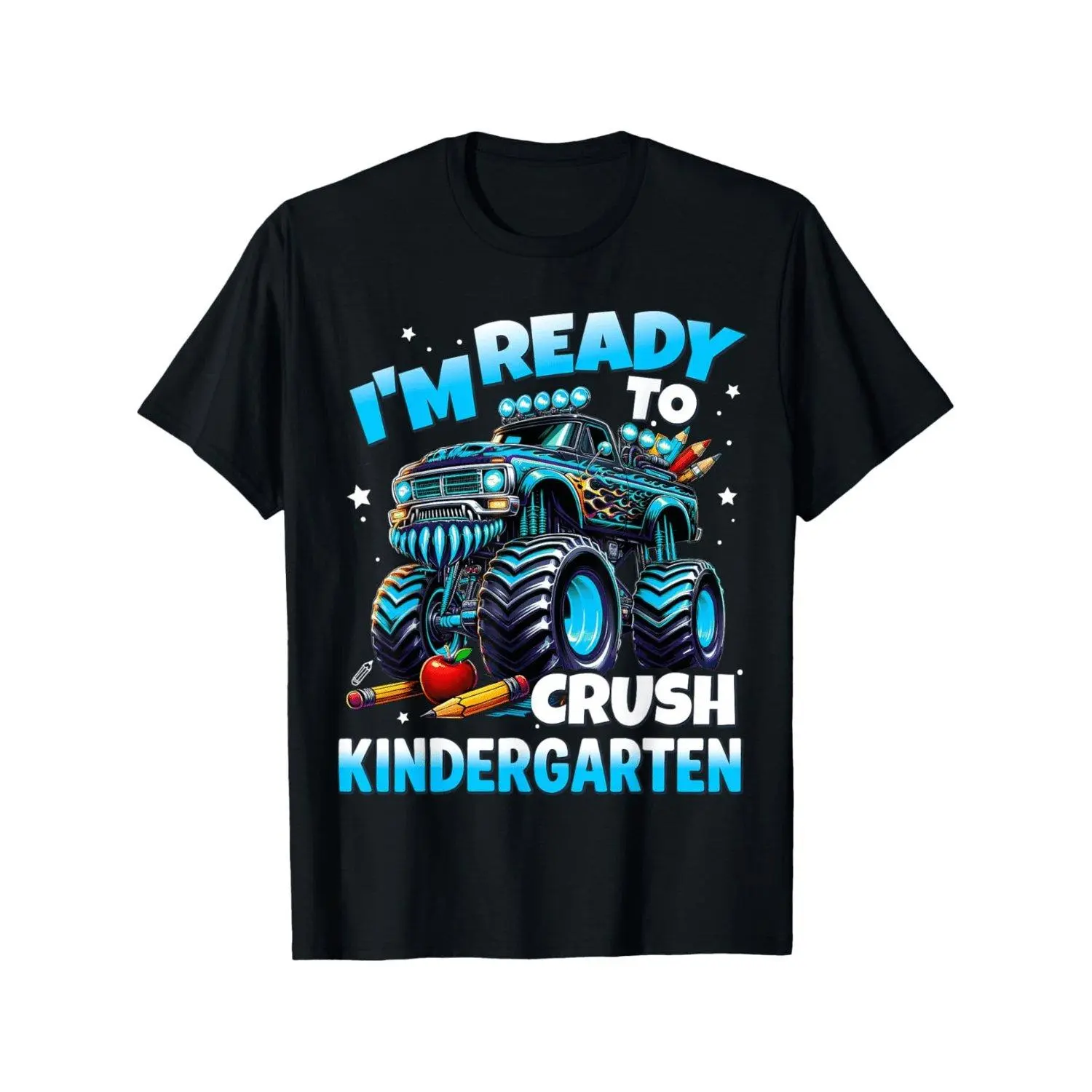 Boys’ T-shirts and Tops – “I’m Ready for Kindergarten” graphic print, stylish casual tee for boys (First Day of School)