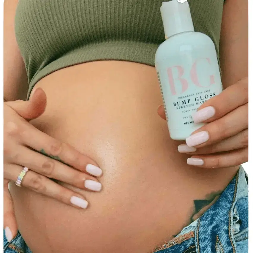 Pregnancy Belly Oil for Stretch Marks | Bump Gloss | OB/GYN-Approved by The Spoiled Mama