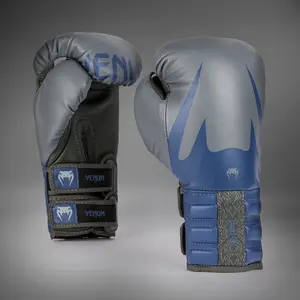 Venum Reverso Boxing Gloves - Storm Grey/ Royal Blue