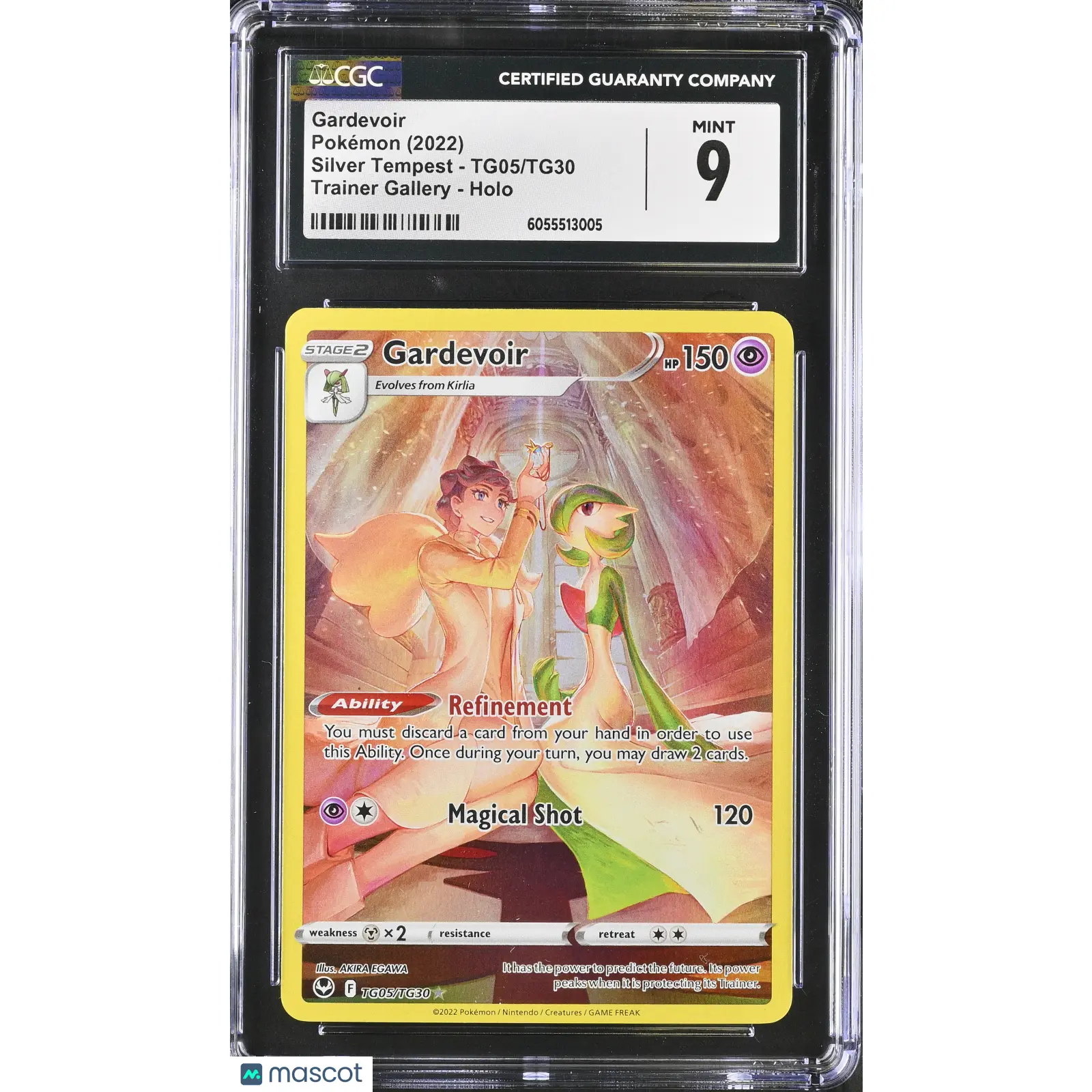 Pokemon 2022 Silver Tempest Gardevoir Trainer Gallery Holo Card TG05/TG30 CGC 9