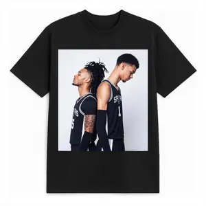 Wemby & Castle Funny Meme Basketball Shirt Sports Fan Graphic T Shirt Vintage Streetwear