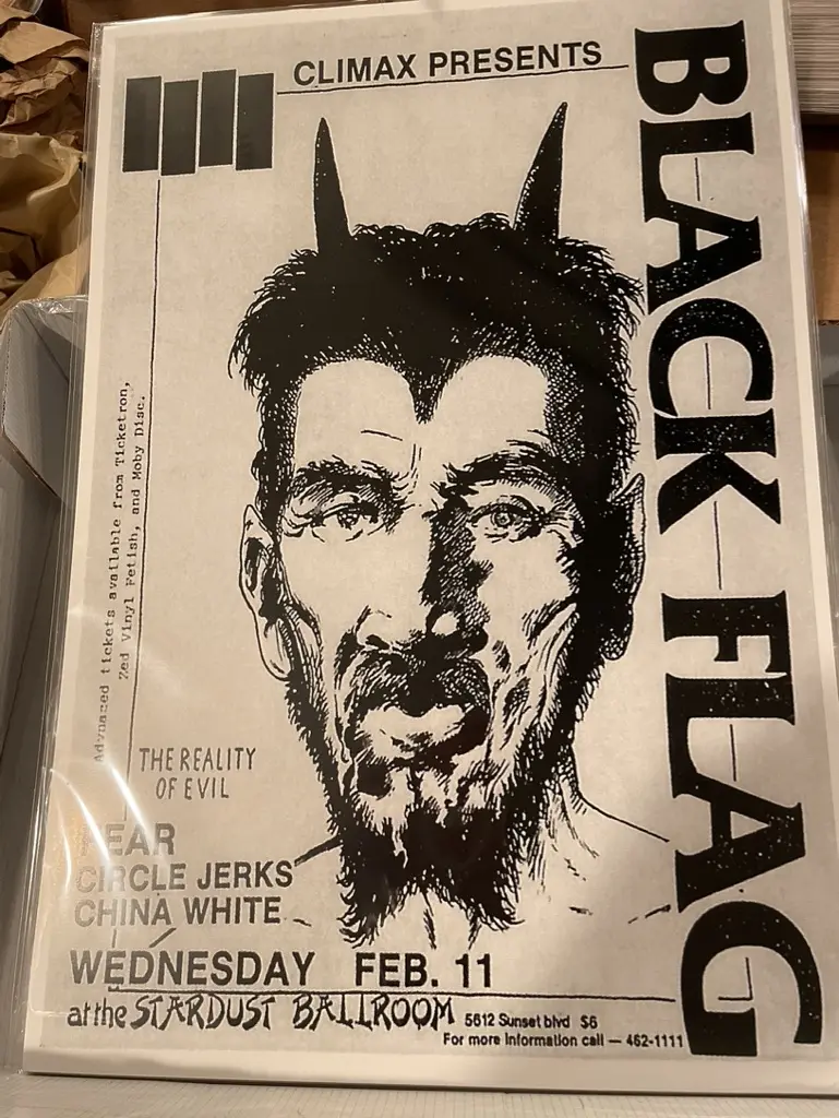 Black Flag Punk Poster