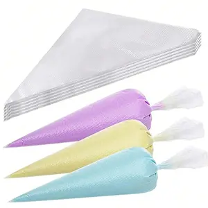 Disposable Icing Piping Bags Set, 8pcs/10pcs/20pcs/50pcs Cake Decorating Tools, Baby Food Triangle Bags, Baking Supplies, Pastry Decorating Tools