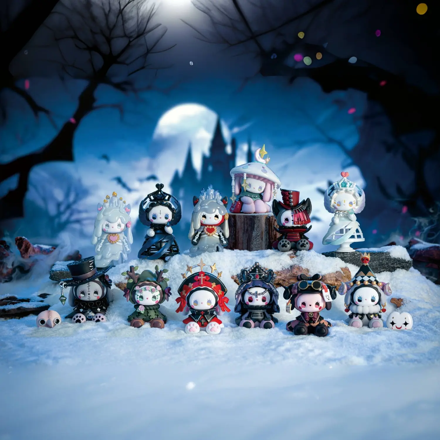 Emma Secret Forest Snow Mountain Series Blind Box Toy, Creative Figure Display Piece, Trendy Collectible Gift for Kids & Adults, Blind Bag, Sealed Collector Hobby Box Pack