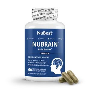 NuBest, NuBrain, Brain Booster, 60 Vegetarian Capsules Healthcare Vitamin