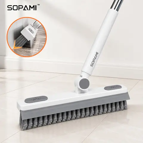 SOPAMI 360° Rotating Gap Cleaning Tool - Extendable Adjustable No-Touch Cleaner for Windows, Sliding Doors, Narrow Spaces, Home Deep Cleaning