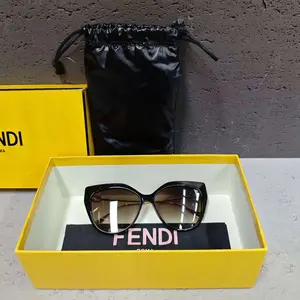Pre-owned FENDI R1119 Resin Sunglasses C14305552738 1228 T1 Qiqi