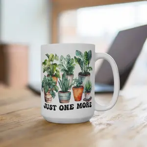 Just One More Ceramic Mug 15oz