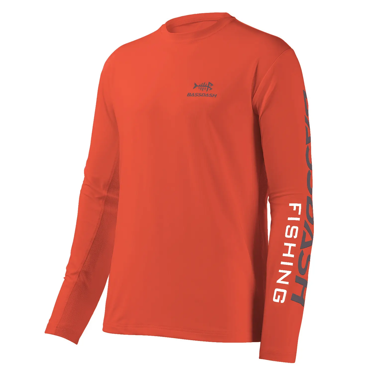 Coral Red/Dark Grey Logo