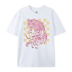 Easy Tiger Graphic Tee:Vintage Checkerboard Shirt