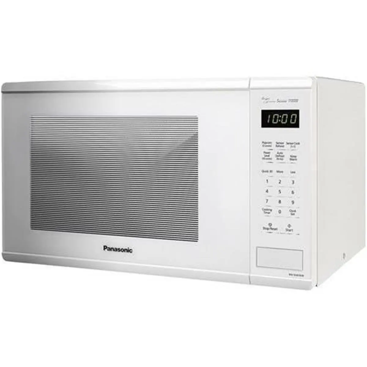 Panasonic Sensor Microwave Oven - Countertop, 1.3 cu. ft., 1100W, White, Household Kitchen Appliance