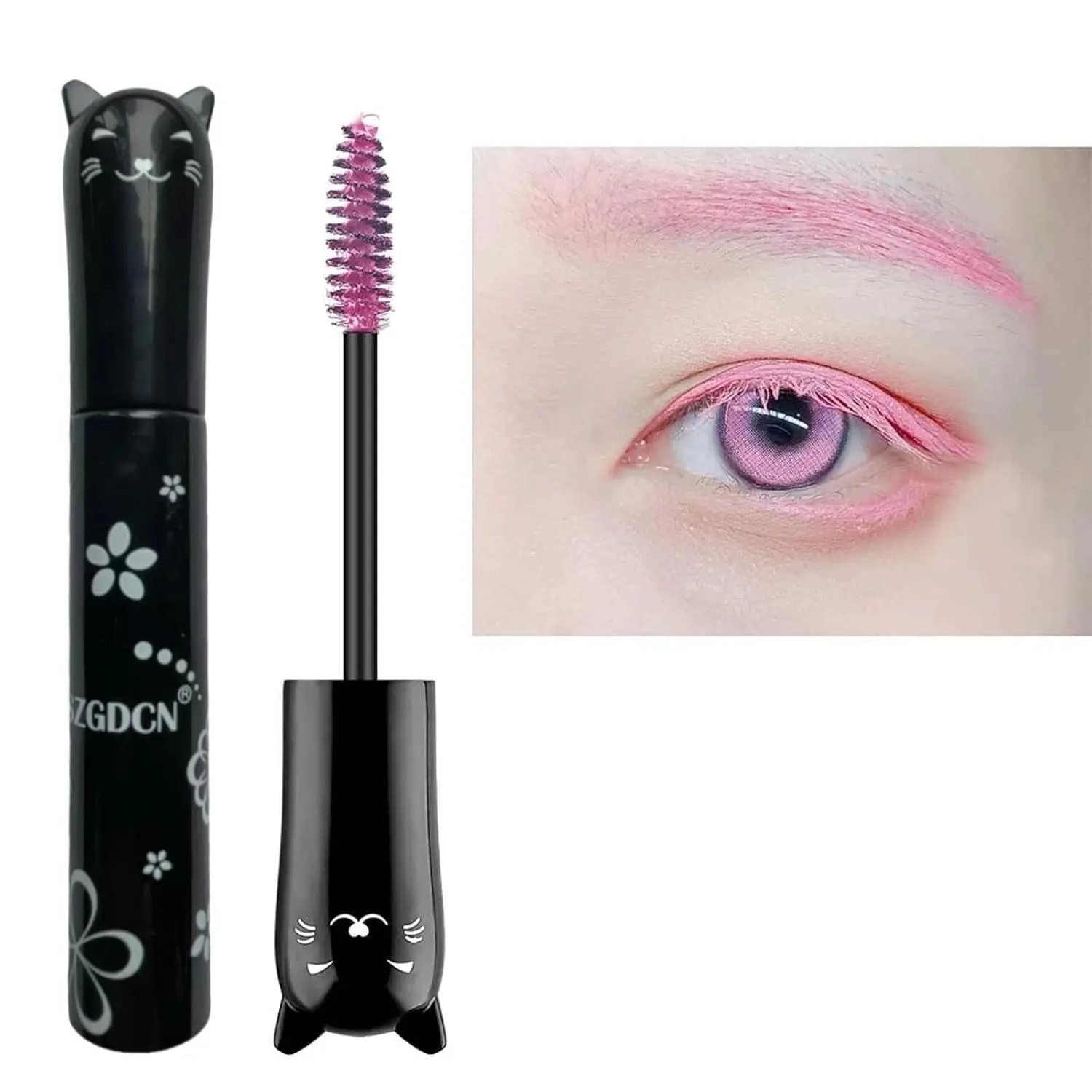 6 Color Lengthening Mascara Set - Waterproof, Long Lasting & Smudgeproof Cruelty Free Cosmetic for Party & Wedding Makeup, Mascara Liquid, Cruelty Free Mascara