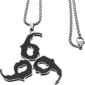 999 Logo Pendant Necklace – Hype Up Your Look with Hip-Hop Style