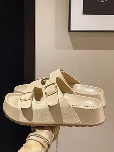 Women's Comfortable Slip-On Shoes, Thick Soled Mules, Casual Daily Wear Footwear, Perfect for Everyday Use & Stylish Design, Ideal Gift Choice