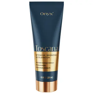 Onyx Toscana Bronzer & Accelerator Lotion for a Smooth, Radiant Tan | Indoor & Outdoor | 8.5 fl oz