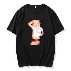 Men Women Tees Number One Girl ROSÉ Rosie T-shirt 2025 Korean Singer Printing Tshirts Graphic Clothes Cotton Soft Unisex Shirt  C386 Y4B