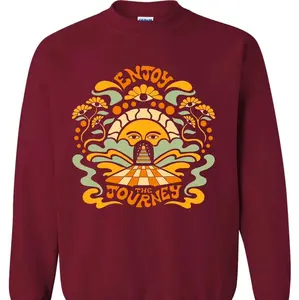 Enjoy the Journey Crew Sweatshirt for Men and Women - Everyday Wear