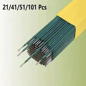 Carbon Steel Welding Rods Set, 21-101 Pieces, 0.78 Inch Diameter, 11.8 Inch Length, Durable, Heavy Duty & Versatile Tools for DIY Projects, Welding Materials