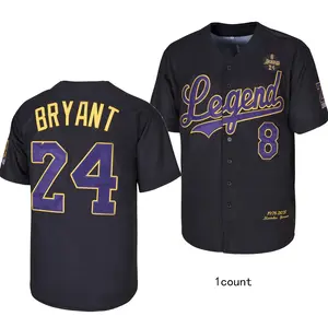 Men's Legend Forever 1996-2016 Fashion Bryant Baseball Terylene Embroidery Jersey
