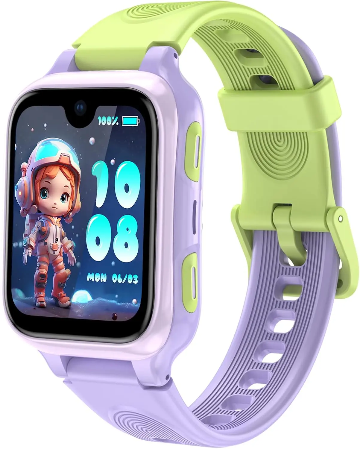 LAGENIO K9 Kid AI Smartwatch with GPS, 1.78'' AMOLED 4G for Kids with Video Call, Alarm Clock, School Mode, IP68 Waterproof Kids Smartwatch for Teens Ages 6 and Up smart watch digital Smartwatch with AMOLED summervibes