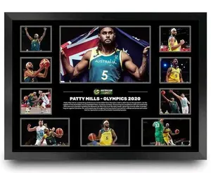 PATTY MILLS 2020 OLYMPICS BOOMERS SIGNED No No Framed MEMORABILIA PRINT SIGNATURE